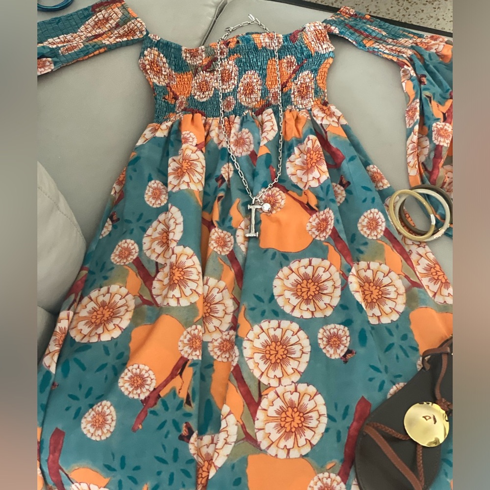 Boho midi dress